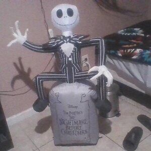 Jack Skellington The Nightmare Before Christmas Airblown Inflatable videosoon